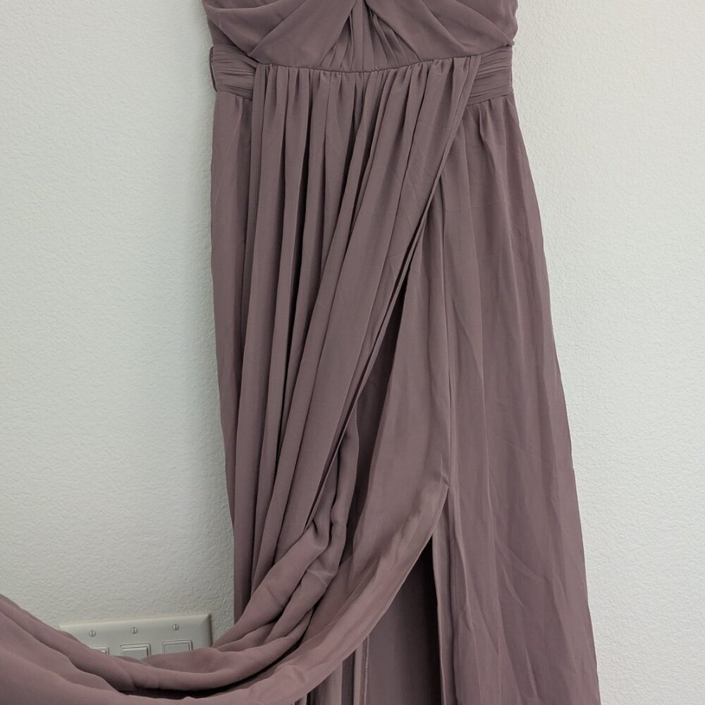 Birdy Grey Grace Convertible DARK MAUVE Bridesmaids Dress XS - Picture 12 of 14